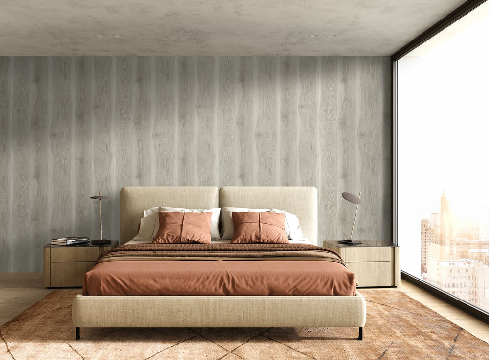 Textured vinyl wallpaper bedroom JP11308 from the Japandi Style collection by Seabrook Designs