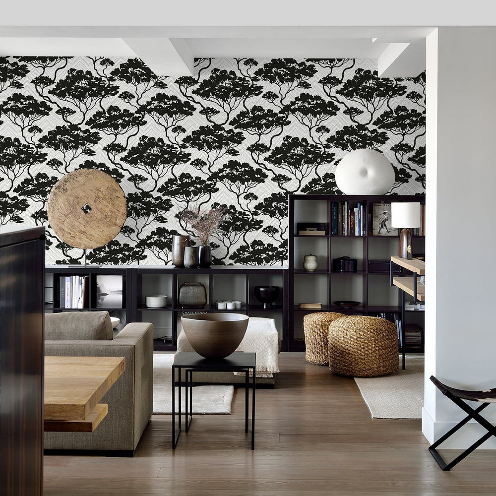 
                  
                    JP11700 botanical stringcloth wallpaper living room from the Japandi Style collection by Seabrook Designs
                  
                