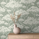 JP11704 botanical stringcloth wallpaper decor from the Japandi Style collection by Seabrook Designs