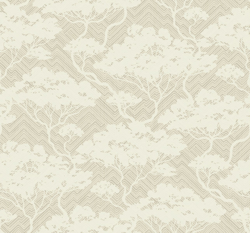 JP11706 botanical stringcloth wallpaper from the Japandi Style collection by Seabrook Designs