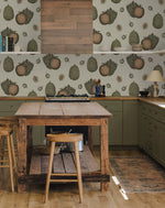 Botanical wallpaper kitchen SJ1005 from Sharon Jane Studio