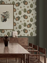 Botanical wallpaper SJ1005 dining room from Sharon Jane Studio
