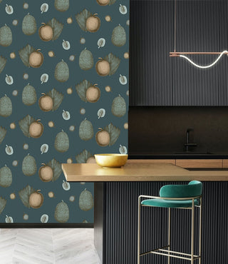Botanical wallpaper kitchen SJ1004 from Sharon Jane Studio