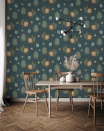 Botanical wallpaper dining room SJ1004 from Sharon Jane Studio