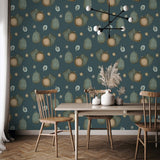 Botanical wallpaper dining room SJ1004 from Sharon Jane Studio