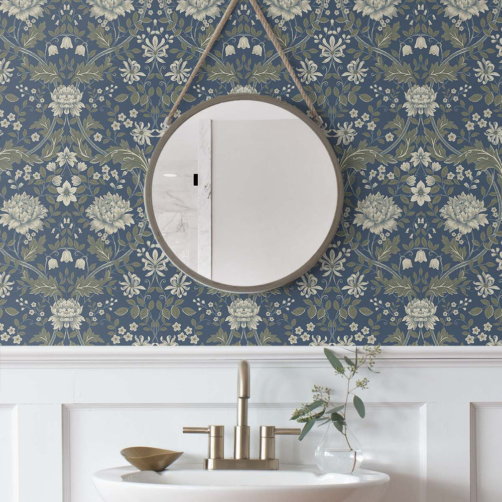 
                  
                    SD20102 honeysuckle floral damask wallpaper from Say Decor
                  
                