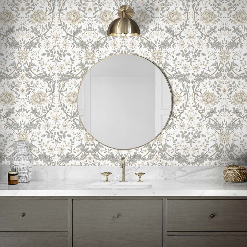 
                  
                    SD20106 honeysuckle floral damask wallpaper from Say Decor
                  
                