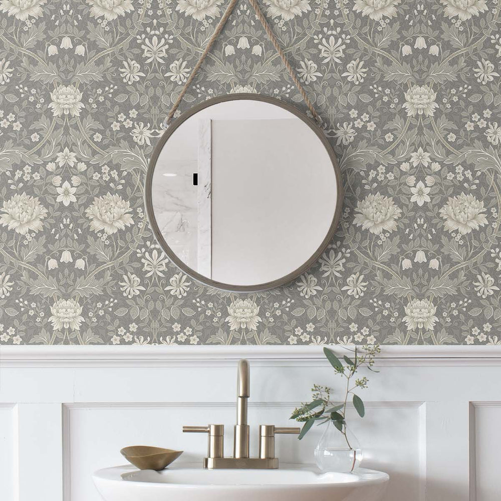 
                  
                    SD20108 honeysuckle floral damask wallpaper from Say Decor
                  
                