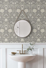 SD20108 honeysuckle floral damask wallpaper from Say Decor