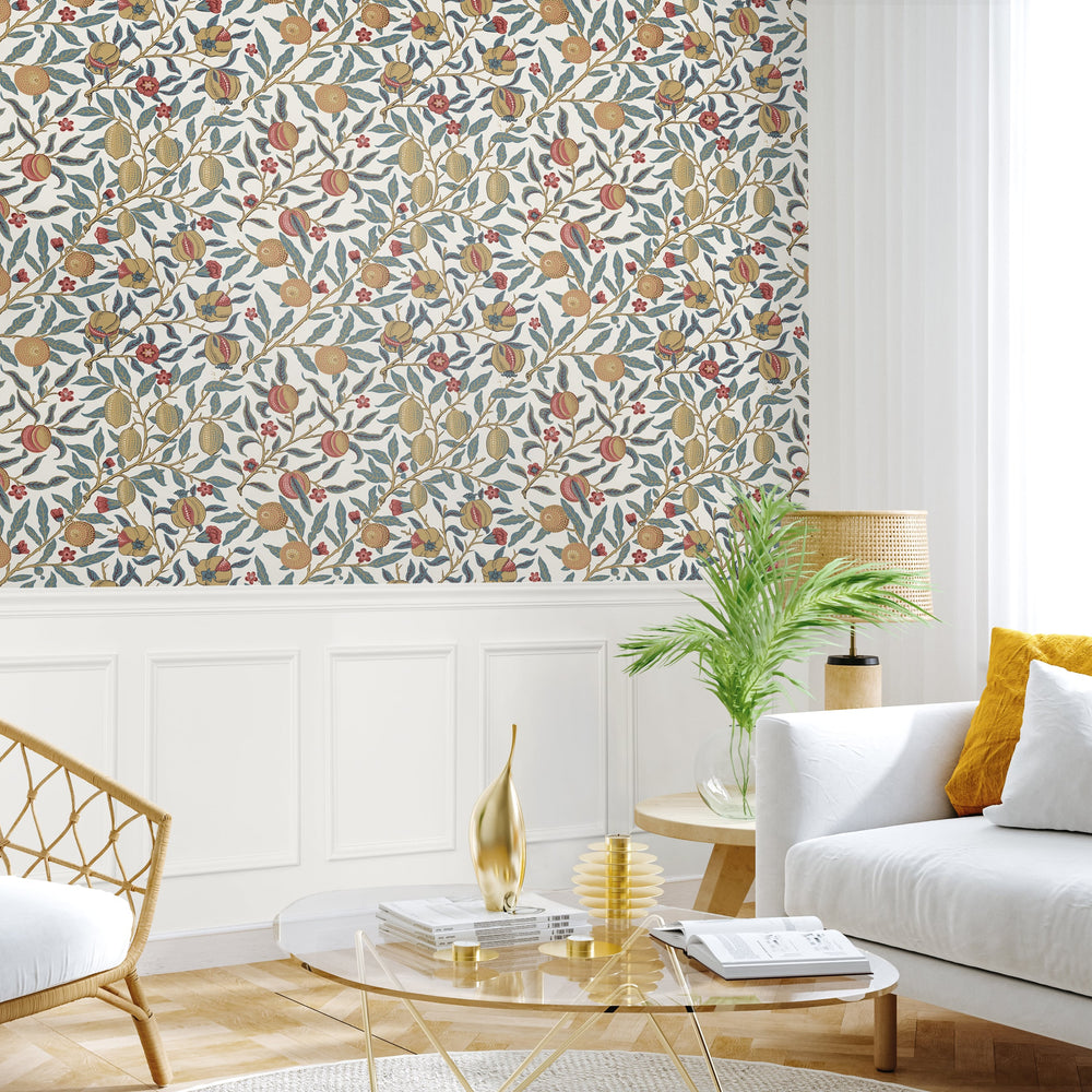 
                  
                    SD20601 Sutton Pomegranate botanical wallpaper living room from Say Decor
                  
                