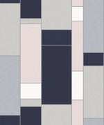 KTM1120 de stijl geometric wallpaper from the Mondrian collection by Seabrook Designs