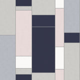 KTM1120 de stijl geometric wallpaper from the Mondrian collection by Seabrook Designs