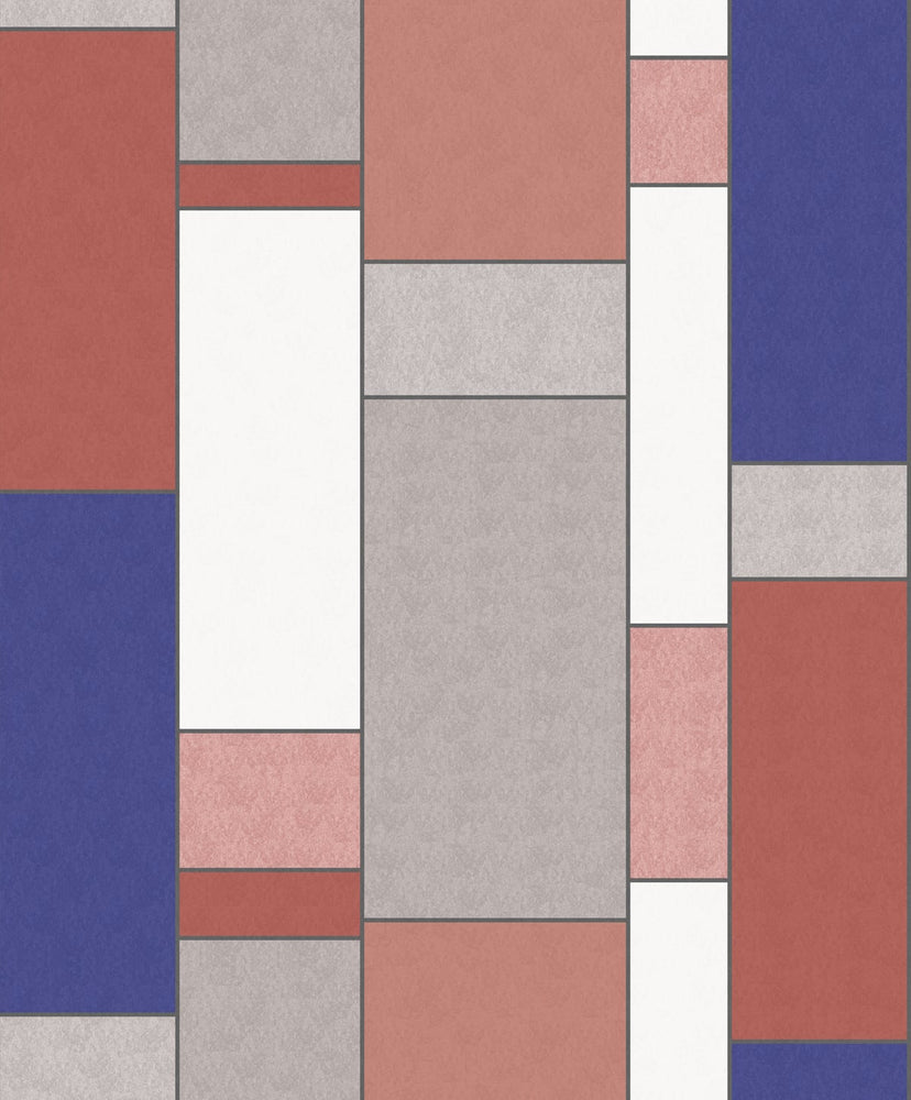 KTM1180 de stijl geometric wallpaper from the Mondrian collection by Seabrook Designs