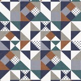 KTM1250 lozenge geometric wallpaper from the Mondrian collection by Seabrook Designs