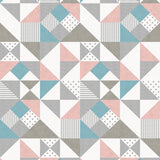 KTM1270 lozenge geometric wallpaper from the Mondrian collection by Seabrook Designs