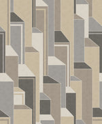KTM1320 deco geometric wallpaper from the Mondrian collection by Seabrook Designs