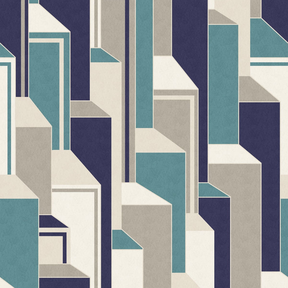 KTM1330 deco geometric wallpaper from the Mondrian collection by Seabrook Designs