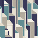 KTM1330 deco geometric wallpaper from the Mondrian collection by Seabrook Designs