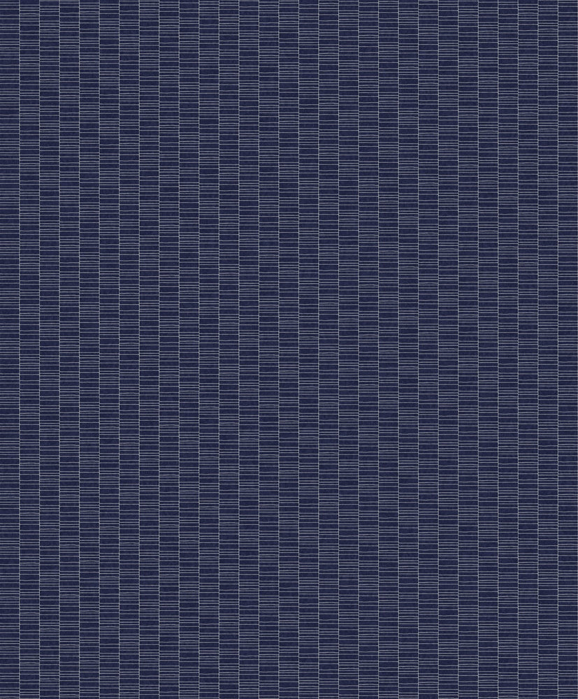 Mondrian Deco Spliced Stripe Wallpaper