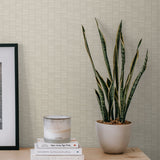 KTM1420 deco spliced stripe wallpaper decor from the Mondrian collection by Seabrook Designs
