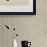 KTM1420 deco spliced stripe wallpaper entryway from the Mondrian collection by Seabrook Designs