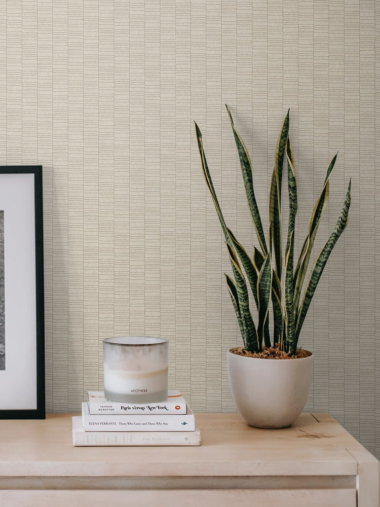 KTM1423 deco spliced stripe wallpaper decor from the Mondrian collection by Seabrook Designs