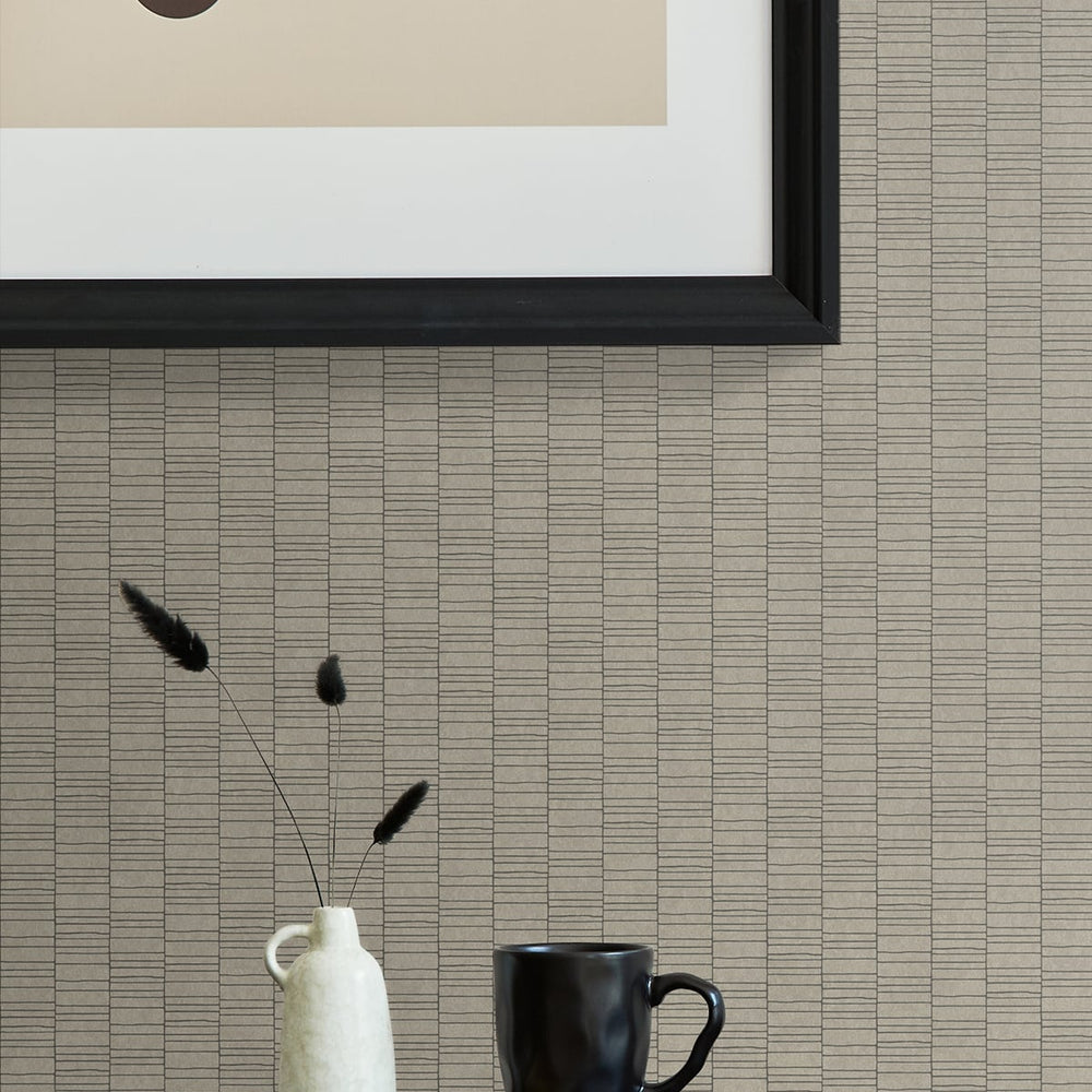 
                  
                    KTM1424 deco spliced stripe wallpaper accent from the Mondrian collection by Seabrook Designs
                  
                