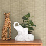 KTM1433 deco spliced stripe wallpaper decor from the Mondrian collection by Seabrook Designs