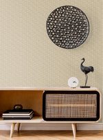 KTM1433 deco spliced stripe wallpaper entryway from the Mondrian collection by Seabrook Designs