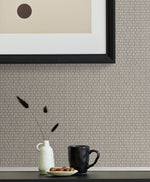 KTM1624 capsule geometric wallpaper kitchen from the Mondrian collection by Seabrook Designs