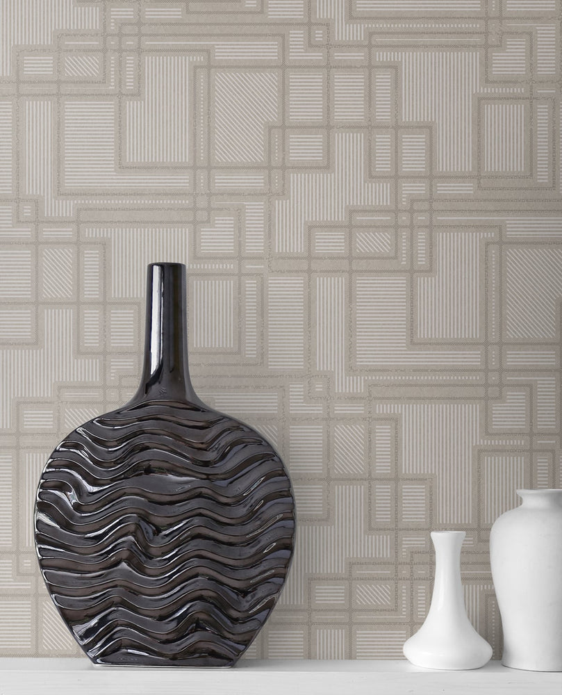 KTM1714 bauhaus cityscape wallpaper decor from the Mondrian collection by Seabrook Designs