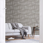 KTM1716 bauhaus cityscape wallpaper living room from the Mondrian collection by Seabrook Designs