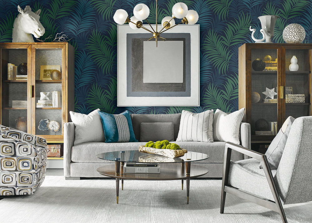 Luxe Retreat Via Palma Botanical Wallpaper