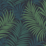 LN10112 via palma tropical palm leaf wallpaper from the Luxe Retreat collection by Lillian August