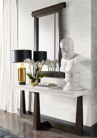 Luxe Retreat Osprey Faux Grasscloth Unpasted Wallpaper