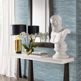 Luxe Retreat Osprey Faux Grasscloth Wallpaper