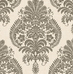 Luxe Retreat Antigua Damask Faux Wallpaper