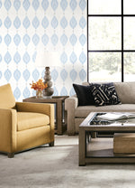 Luxe Retreat Mirasol Palm Frond Contemporary Wallpaper