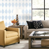 Luxe Retreat Mirasol Palm Frond Contemporary Wallpaper