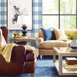 Luxe Retreat Rugby Gingham Faux Wallpaper
