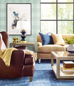 Luxe Retreat Rugby Gingham Faux Wallpaper