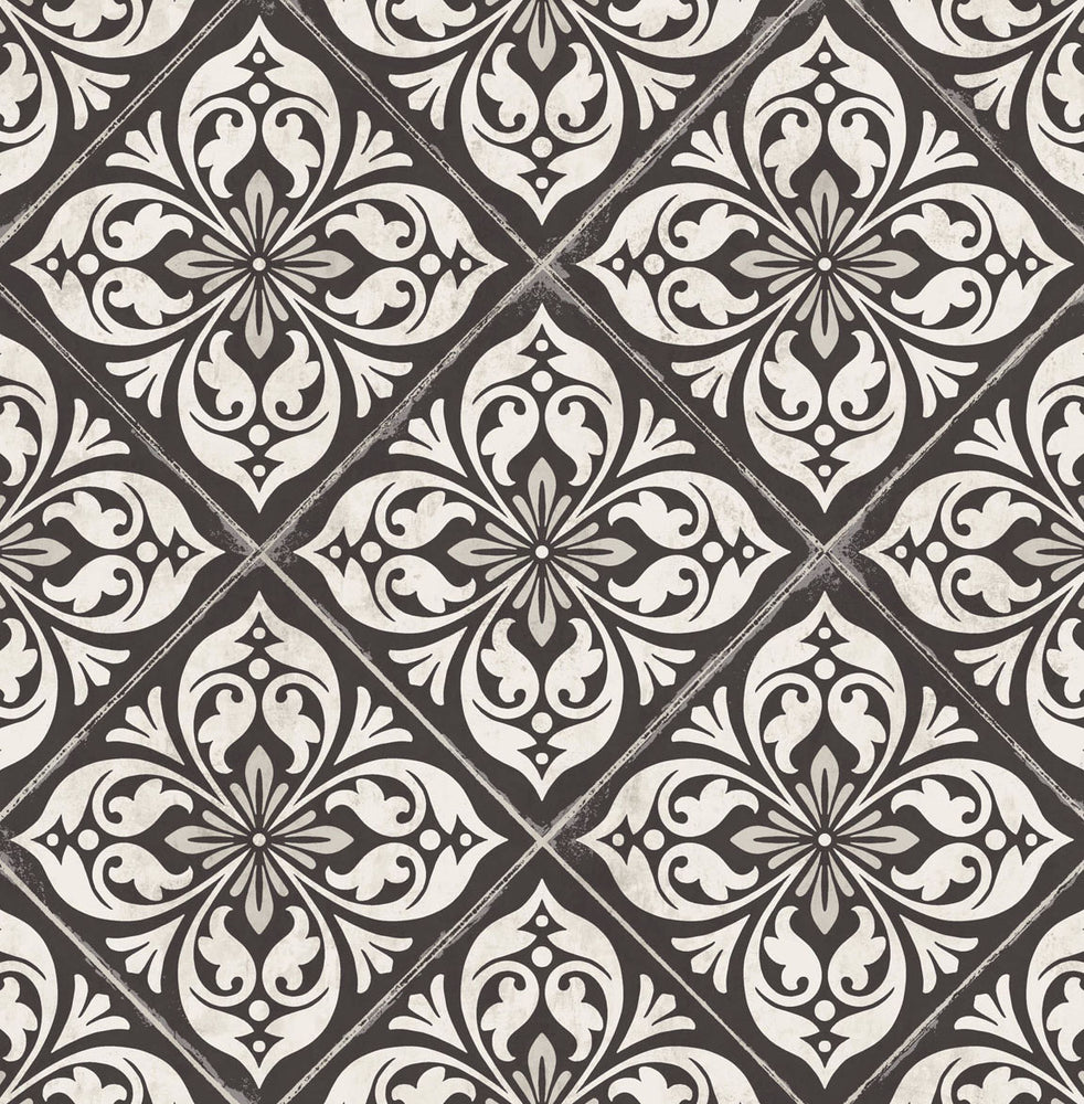 LN11000 Plumosa tile wallpaper from the Luxe Retreat collection by Lillian August