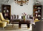 Luxe Retreat Plumosa Faux Tile Unpasted Wallpaper