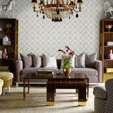 Luxe Retreat Plumosa Tile Wallpaper