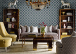 Luxe Retreat Plumosa Faux Tile Unpasted Wallpaper