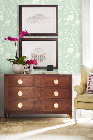 Luxe Retreat Southport Floral Trail Unpasted Wallpaper