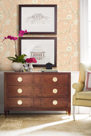 Luxe Retreat Southport Floral Trail Unpasted Wallpaper