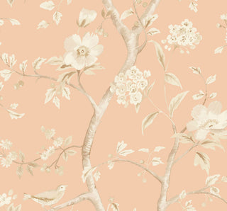 LN11111 Southport floral trail botanical wallpaper from the Luxe Retreat collection by Lillian August