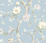 LN11112 Southport floral trail botanical wallpaper from the Luxe Retreat collection by Lillian August