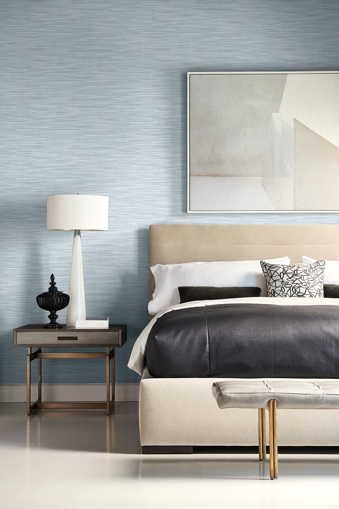 Luxe Retreat Reef Stringcloth Specialty Wallpaper